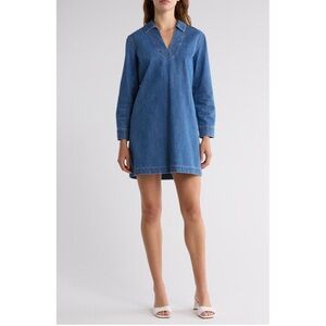 NWT Veronica Beard Wasta Long Sleeve Denim Minidress